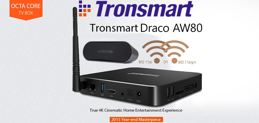 Tronsmart Draco A80 Octa Core Android Mini TV Box